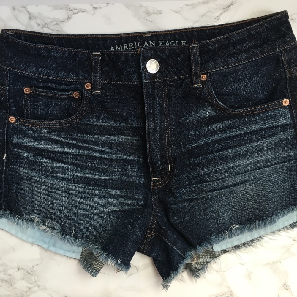 American Eagle Hi Rise Festival Jean Shorts